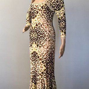 Just Cavalli Print Midi Dress [size IT 44, US 10]